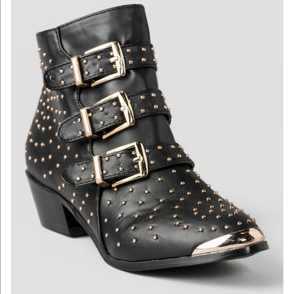 QUINN SHOES, JACKSON STUDDED BOOTIE